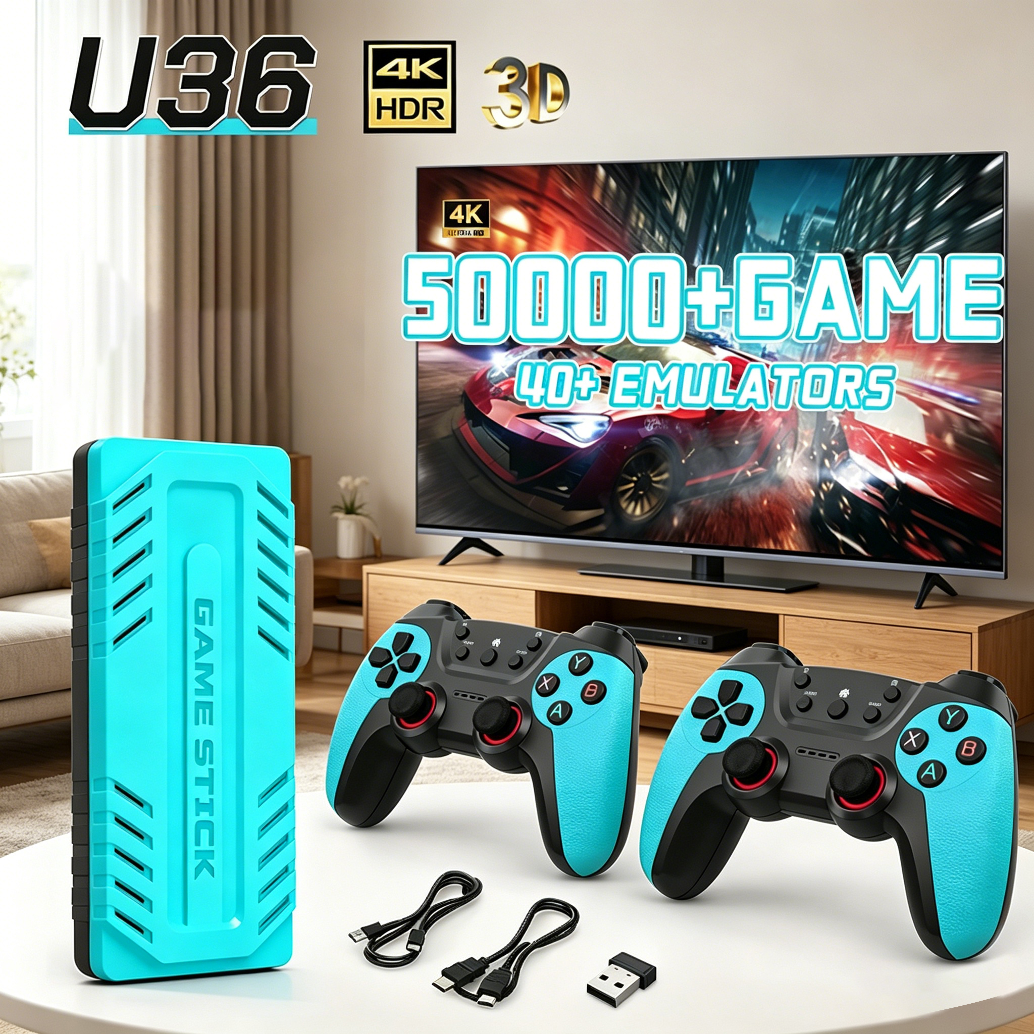 Retro Gaming Stick - 2026 New X10 Pro Retro Game