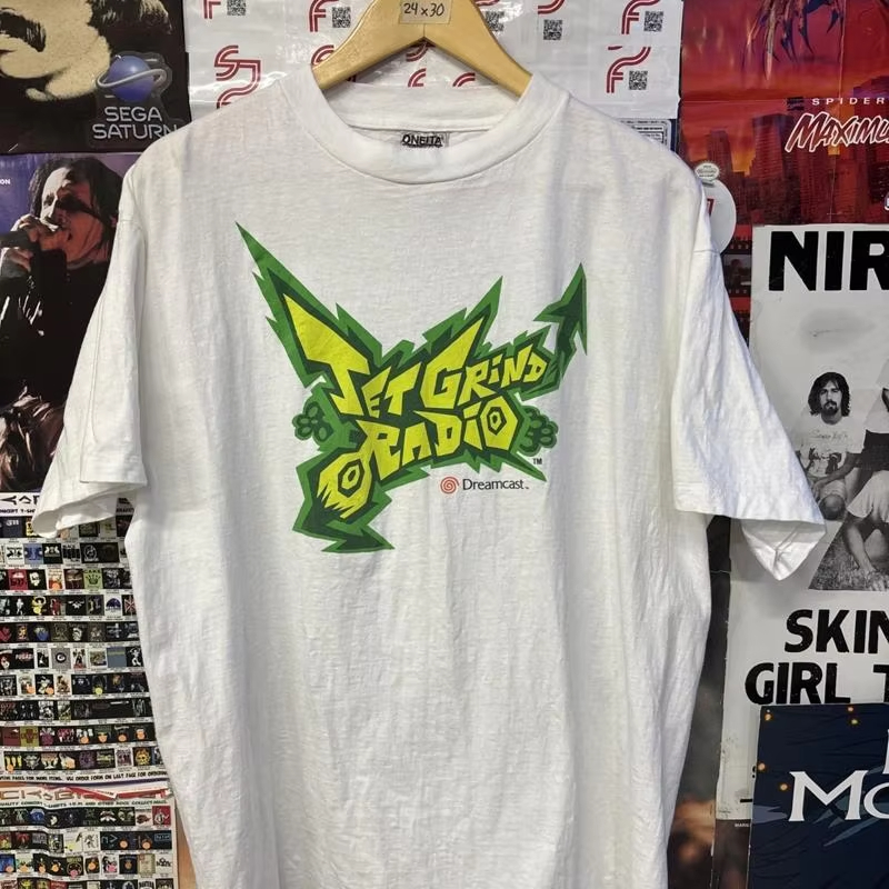 Retro Gaming Xl - Vintage 90s Dreamcast Jet Grind Radio