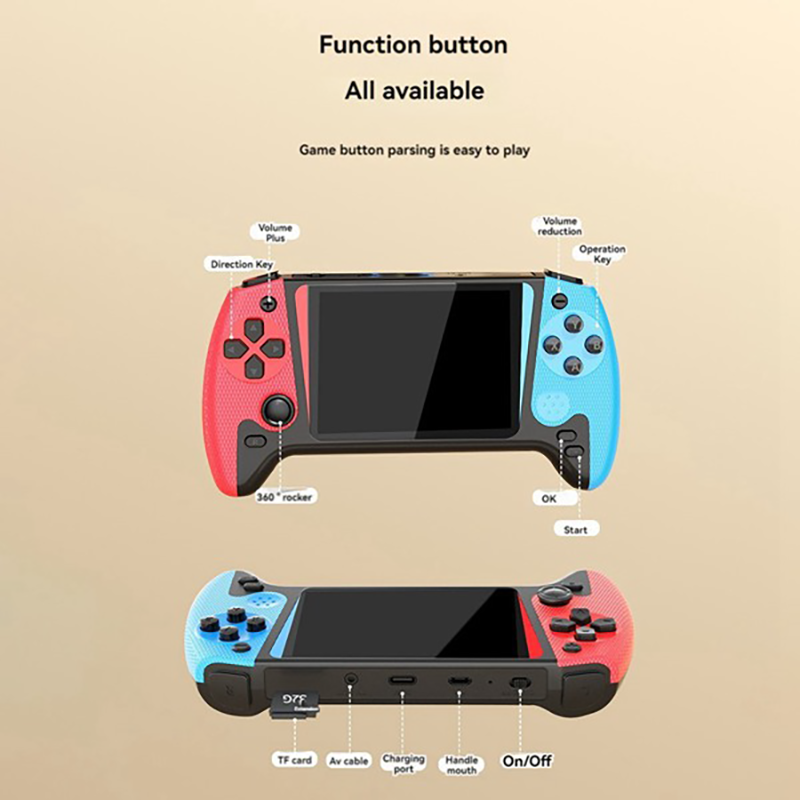 Retro Gaming Tv - Q21 Retro Portable Game Console, 3.5-inch