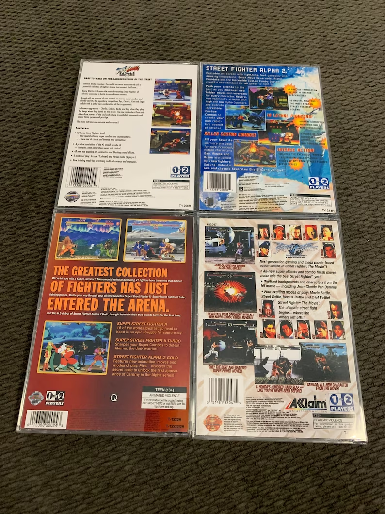 Retro Gaming Magazine - Saturn Copy Disc Game street fighter