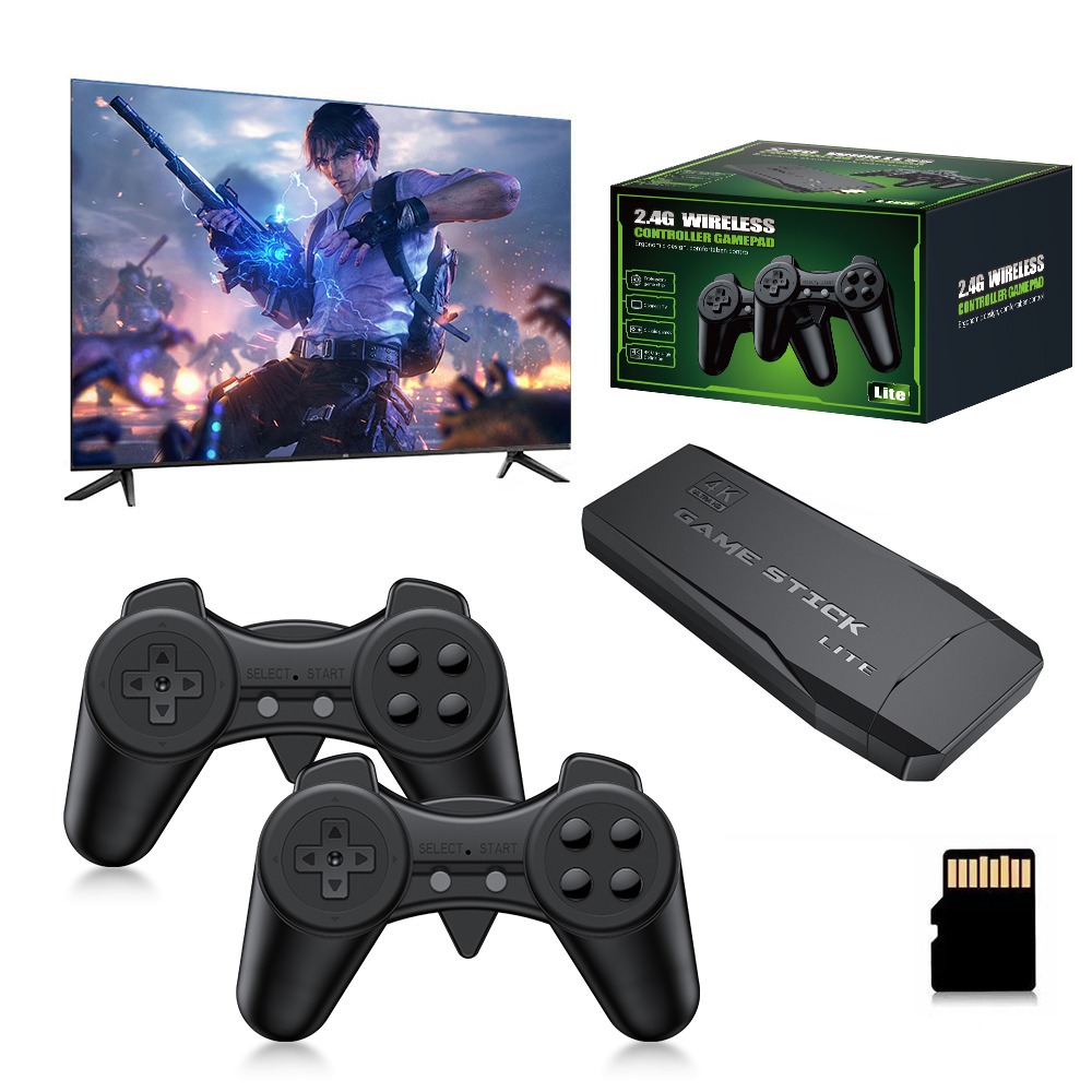 Retro Gaming Stick - Portable 4K Retro Game Stick Console