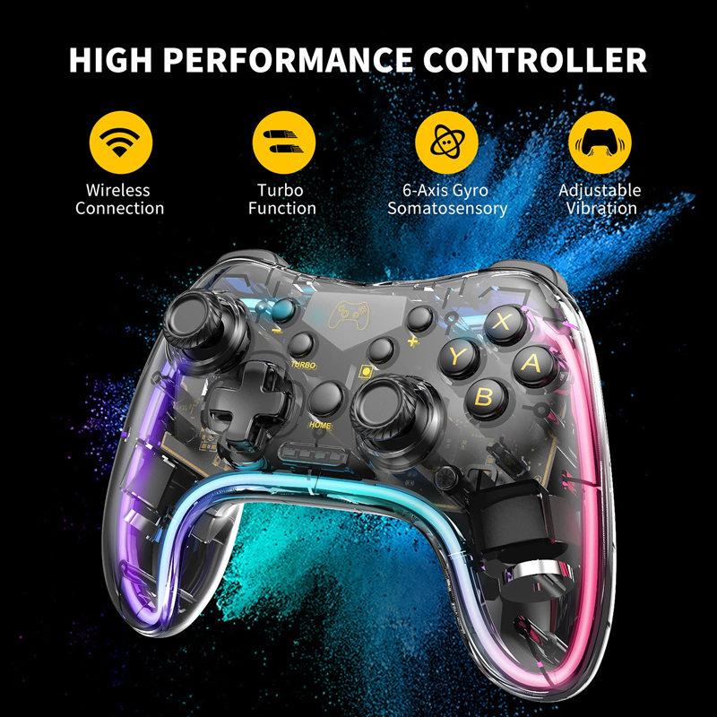 Retro Gaming Usb - Wireless RGB Colorful console retro gaming