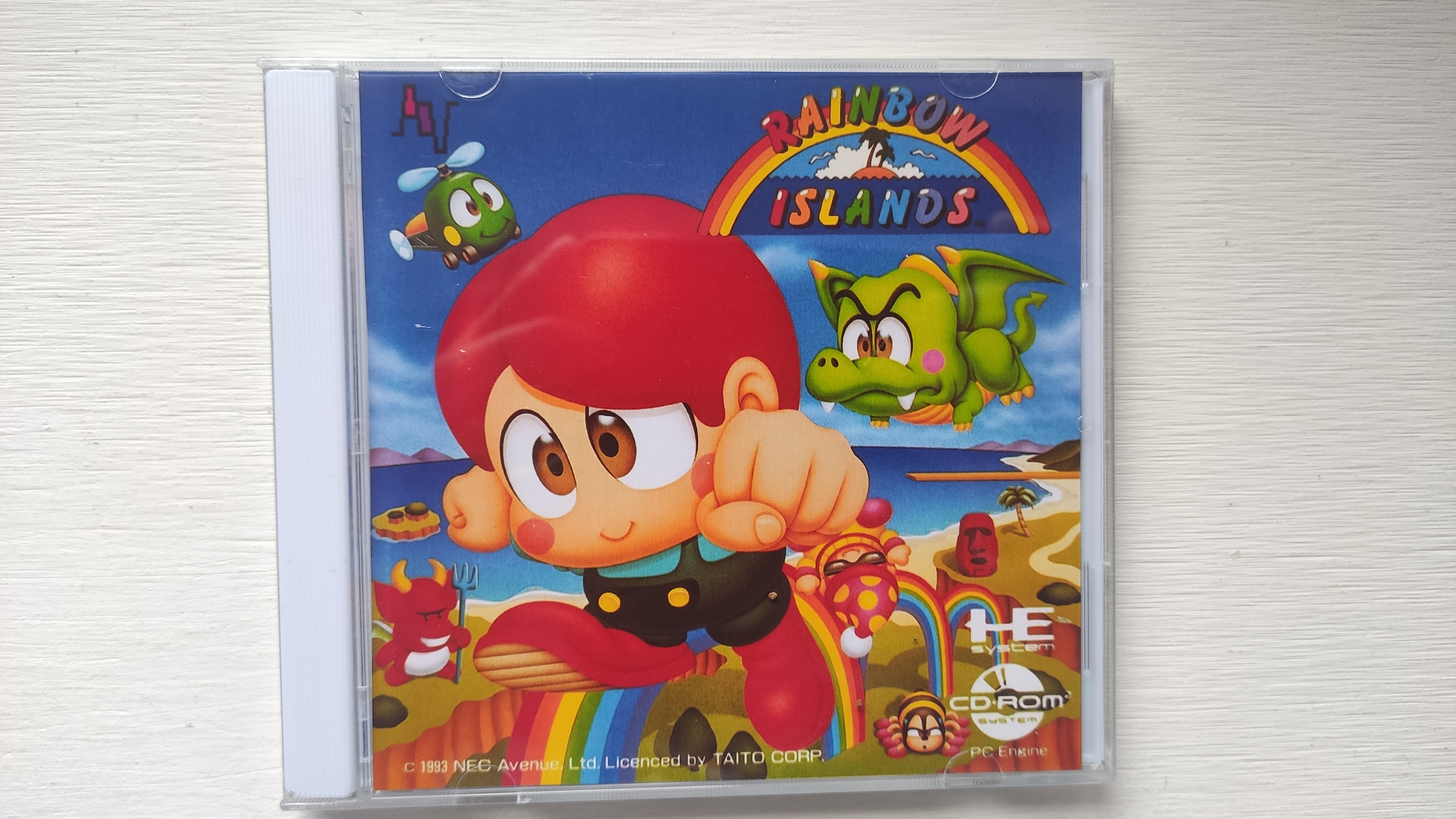 Retro Handheld Console - PC engine Copy Disc Game rainbow