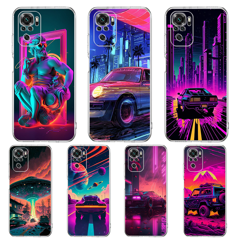 Retro Gaming Pc Case - Synthwave Retro Phone Case Cover for