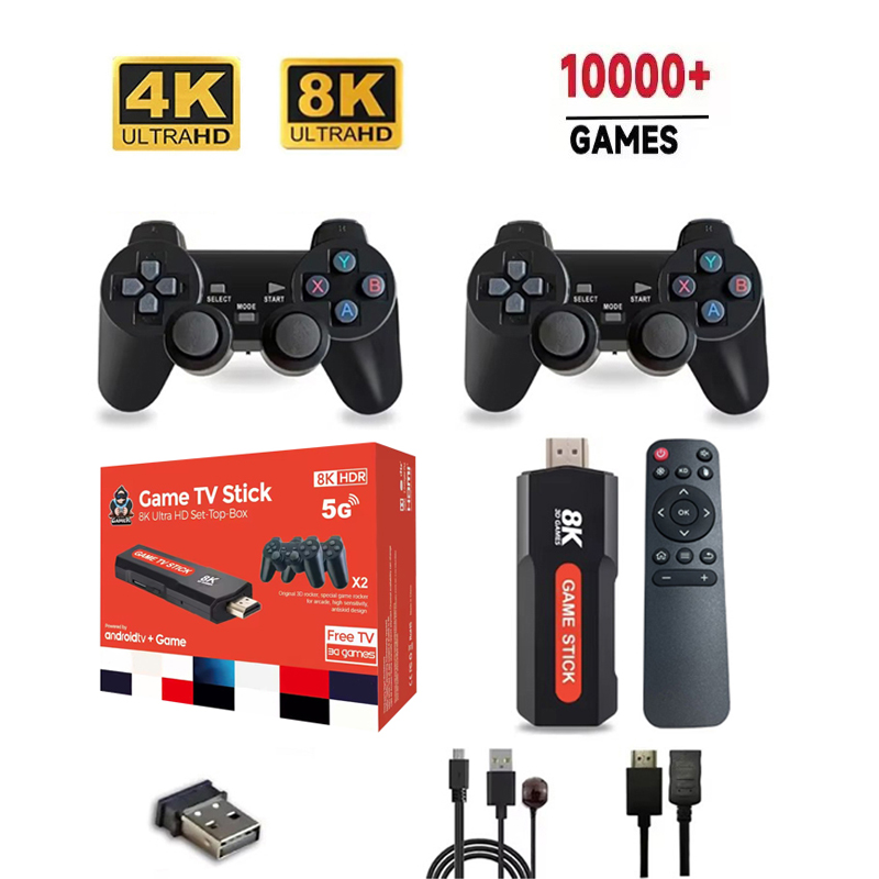 Retro Gaming Stick - X2 Game Stick HD 4K 8K