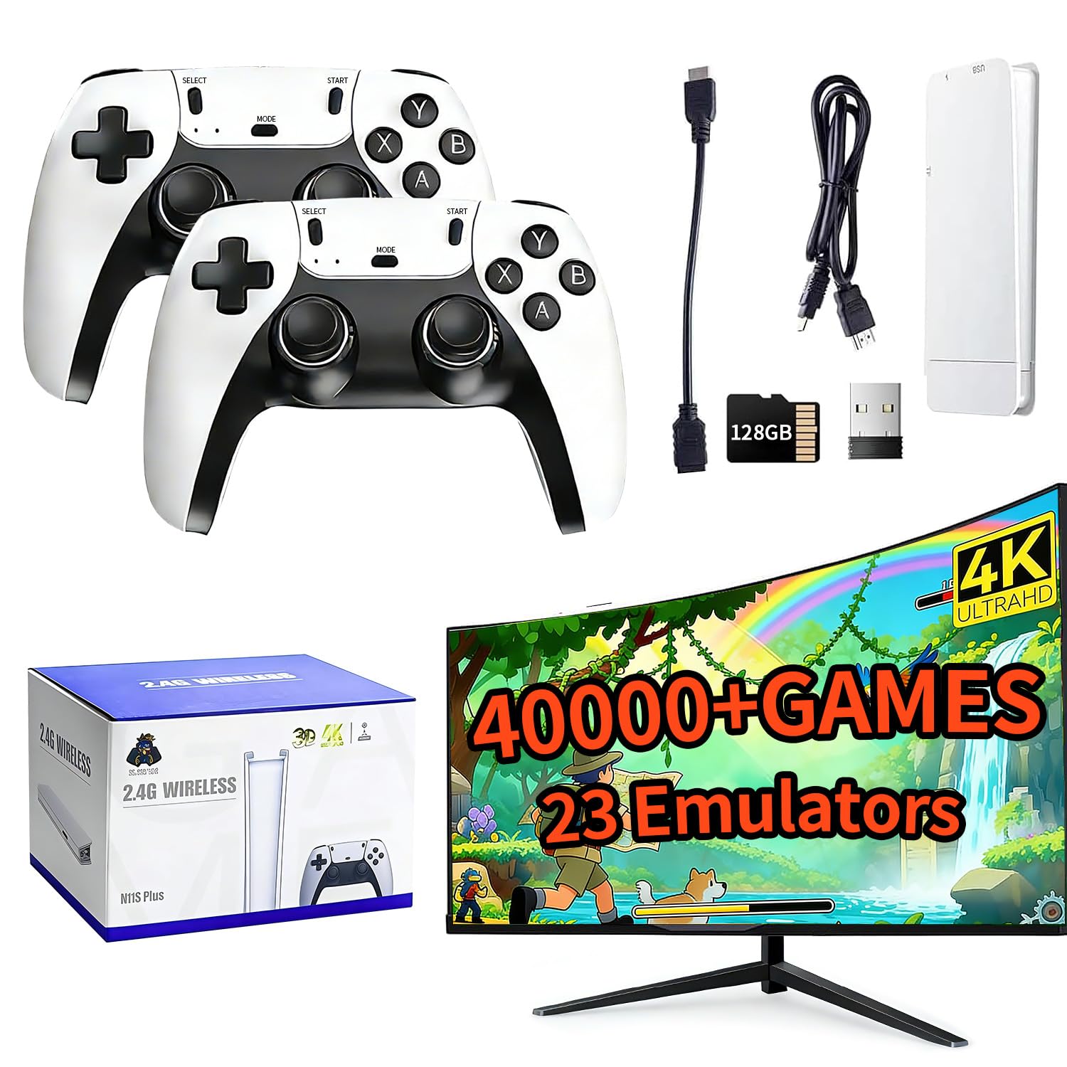 2026 Retro Gaming Console, 4K  - Retro Gaming Stick recensie en prijs