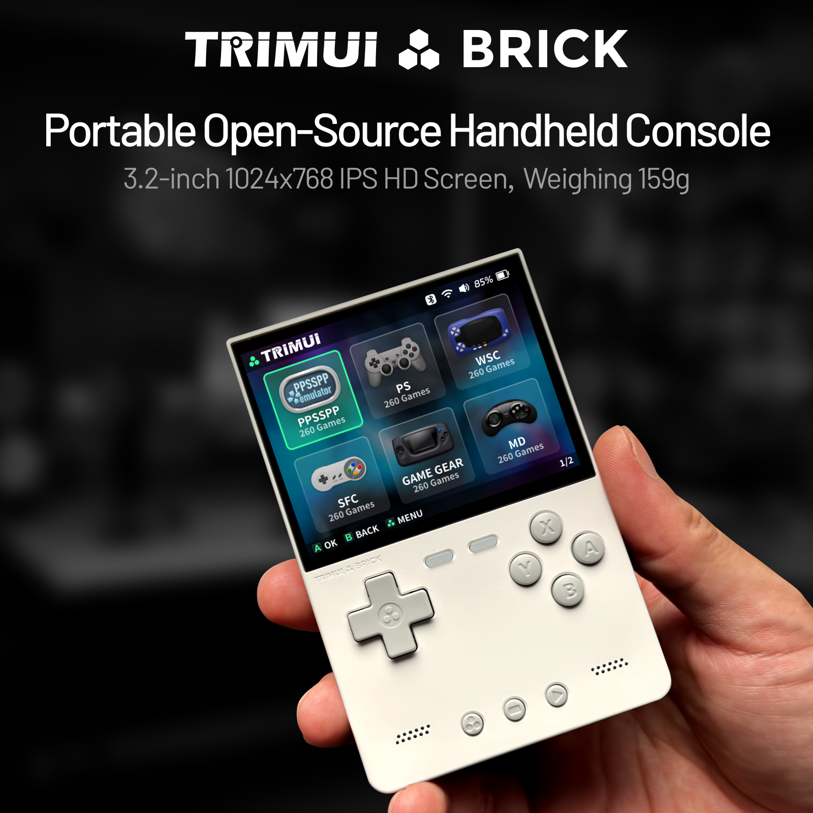 TRIMUI BRICK CNC Metal Retro H - Retro Gaming Usb recensie en prijs