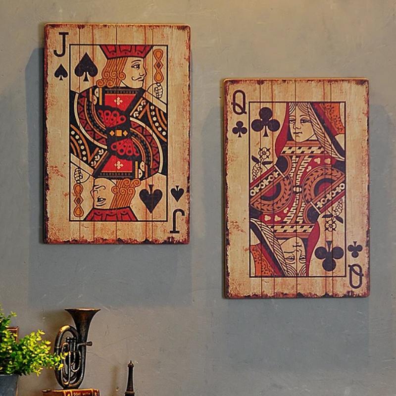 Industrial Chic Poker Wall Dec - Retro Gaming Design recensie en prijs