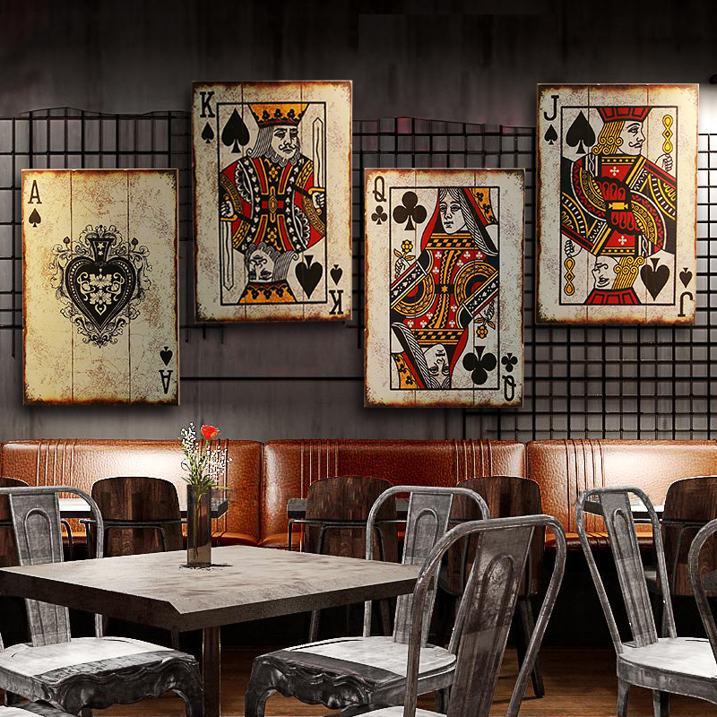 Industrial Chic Poker Wall Dec - Retro Gaming Design recensie en prijs