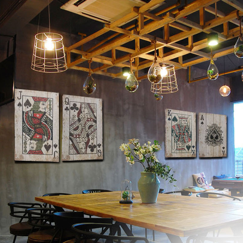 Industrial Chic Poker Wall Dec - Retro Gaming Design recensie en prijs