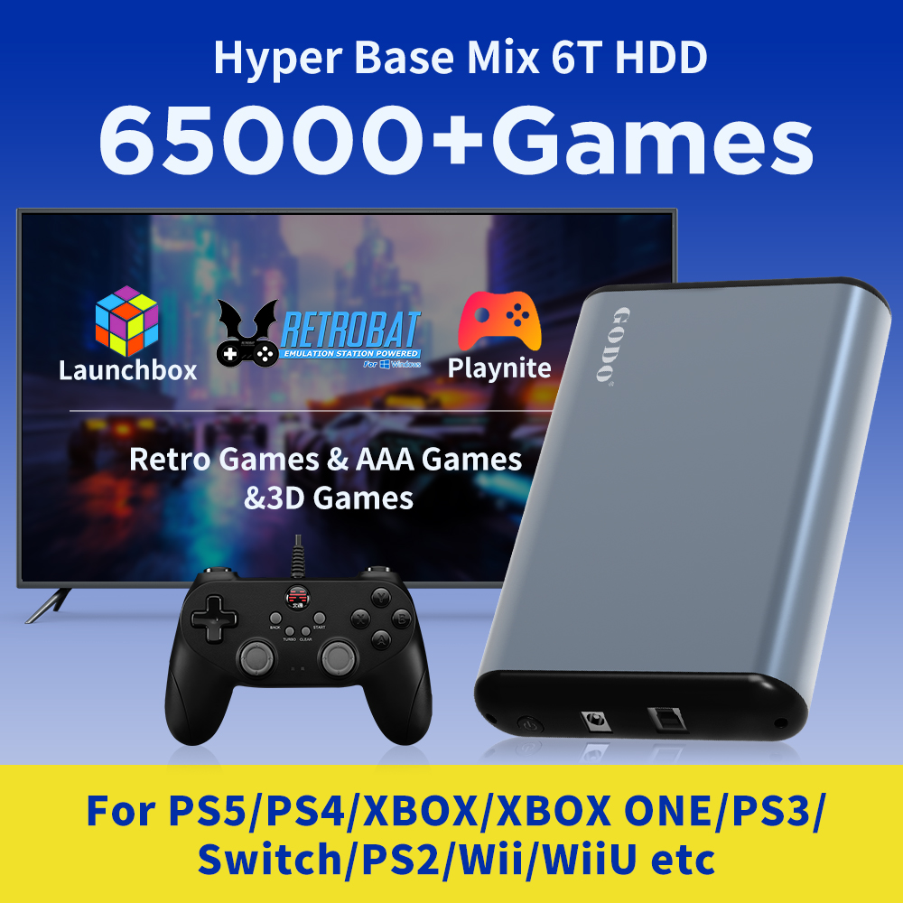 JMachen 6TB Portable Gaming HD - Retro Gaming Ps3 recensie en prijs