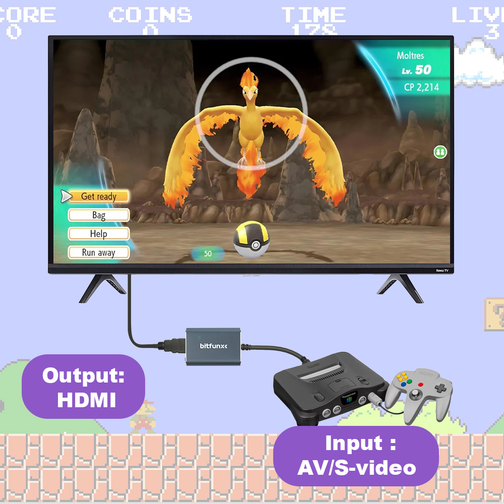 Bitfunx 720P Svideo / AV To HD - Retro Gaming Design recensie en prijs