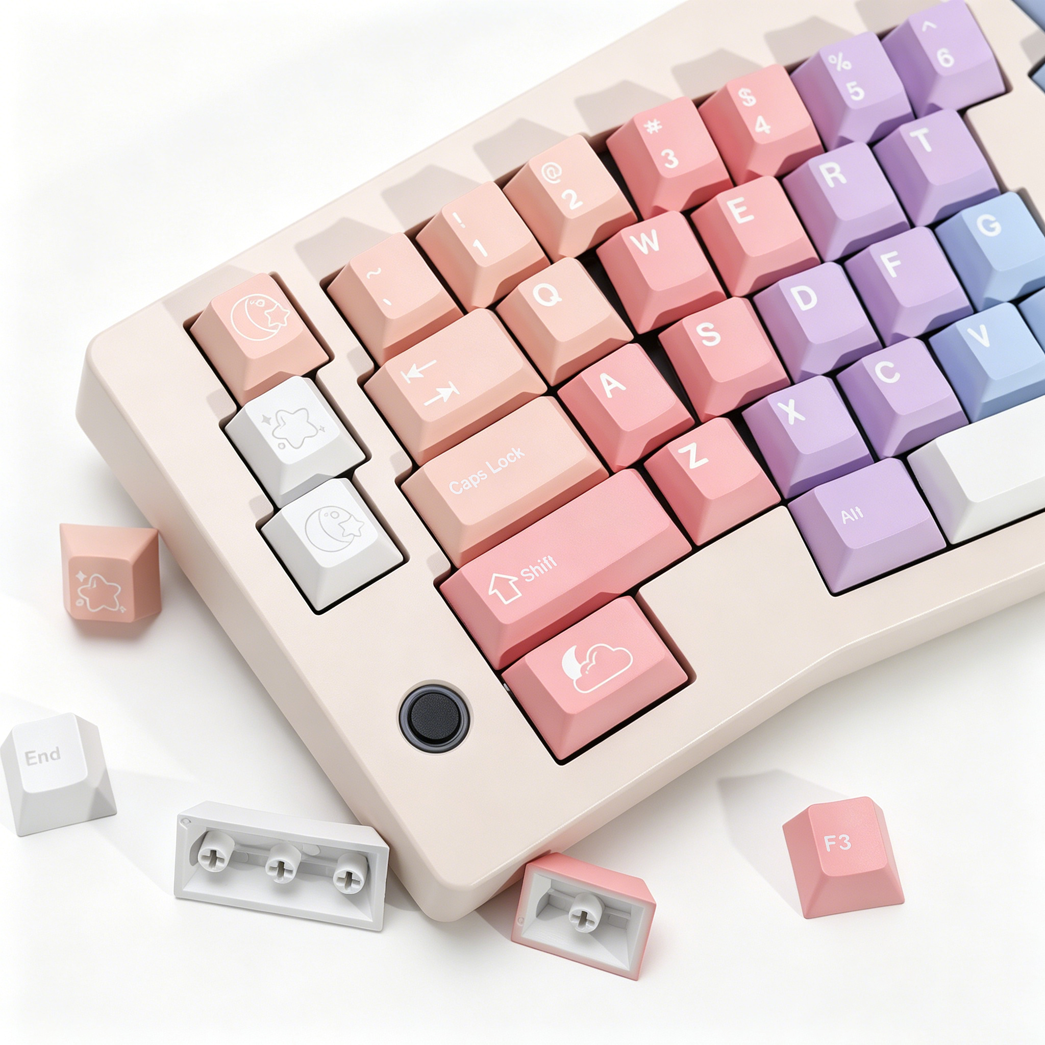 KBDiy Dreamscape Theme Keycaps - Retro Gaming Keyboard recensie en prijs