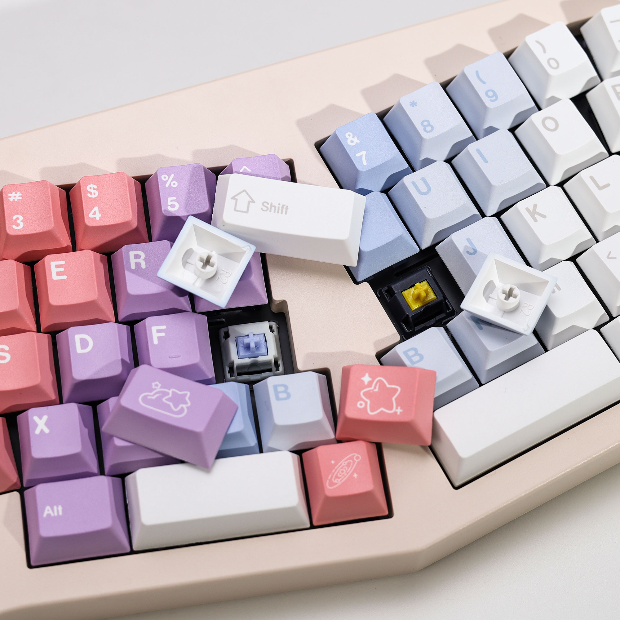 KBDiy Dreamscape Theme Keycaps - Retro Gaming Keyboard recensie en prijs