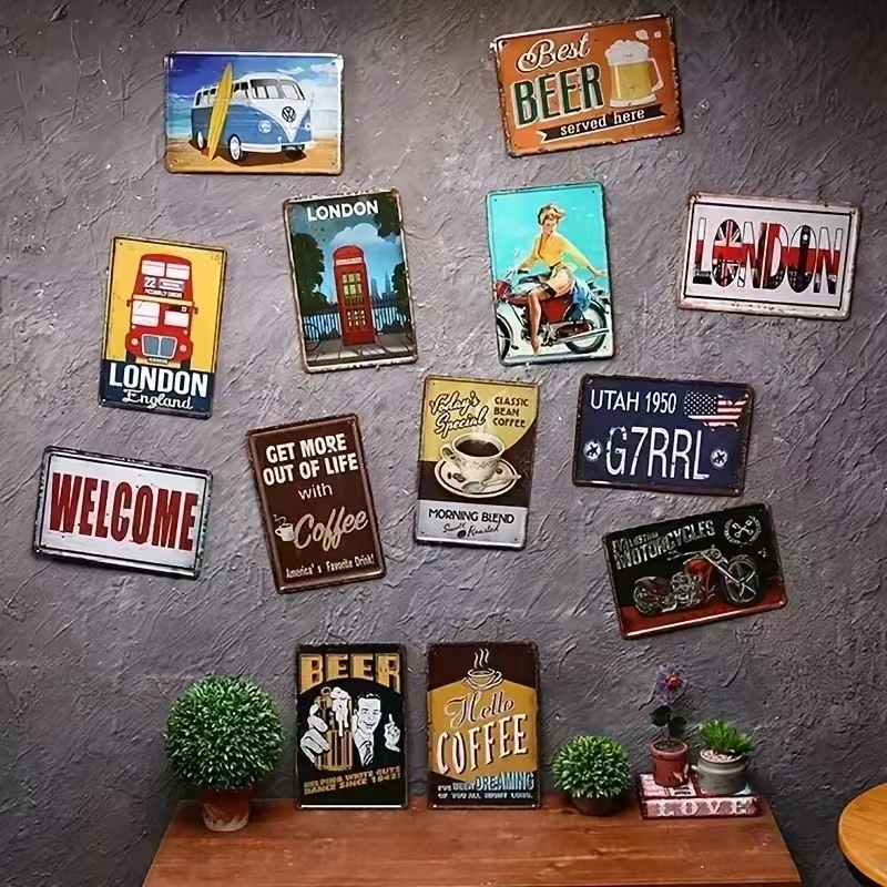 DAOLEG Warning Corgi Metal Pla - Retro Gaming Cafe recensie en prijs