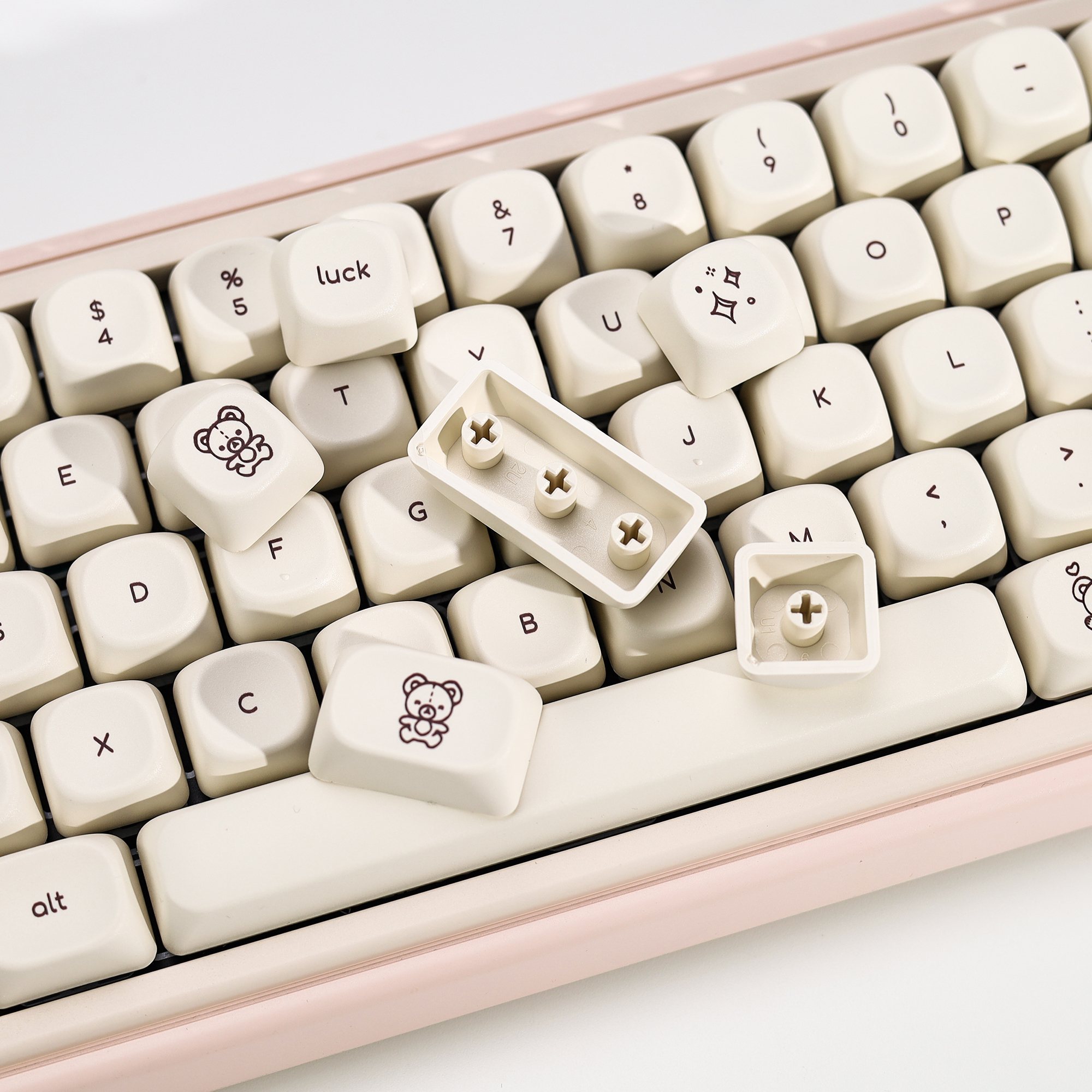 KBDiy Cute Bear Tales Keycaps  - Retro Gaming Keyboard recensie en prijs