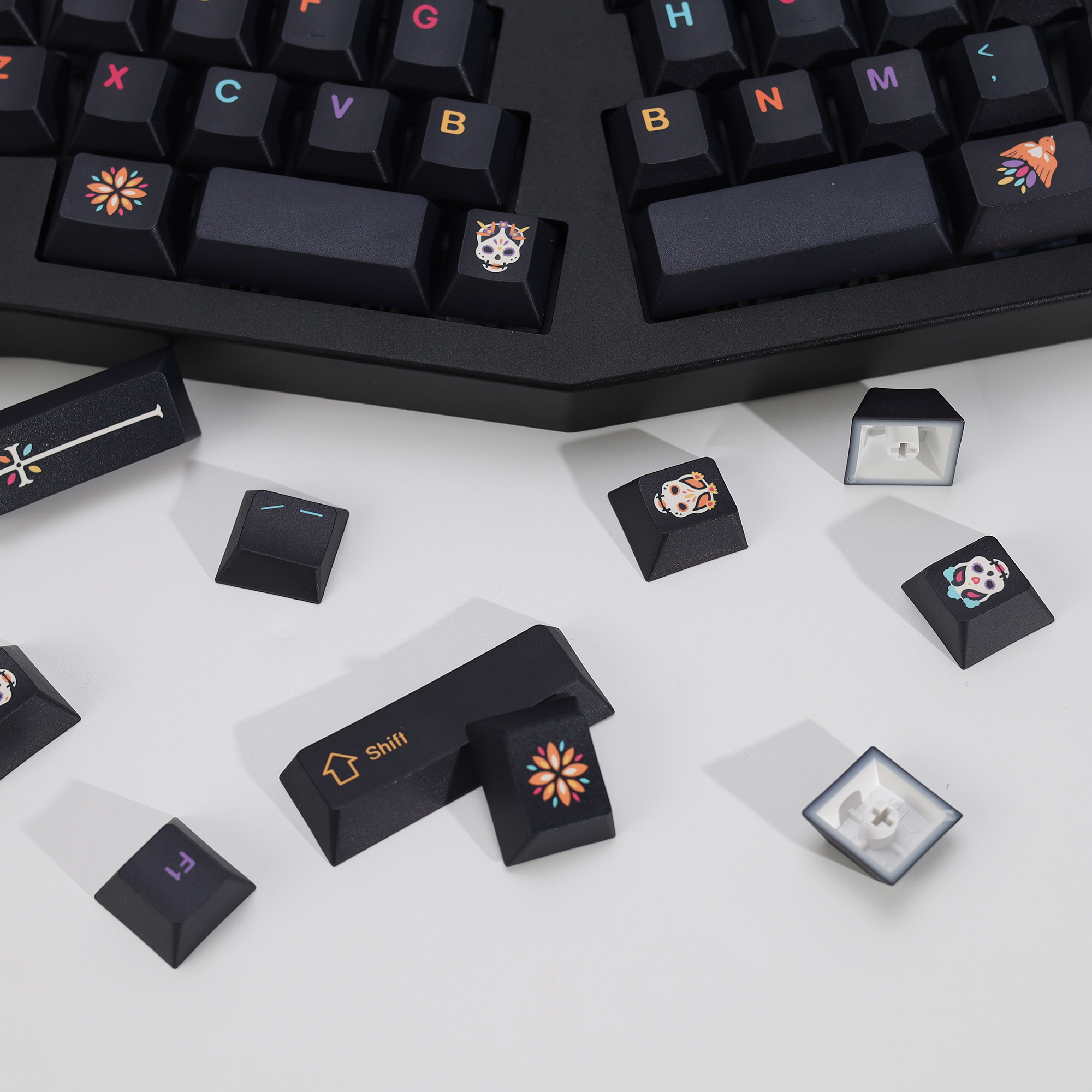 KBDiy Clone GMK Keycaps Retro  - Retro Gaming Keyboard recensie en prijs