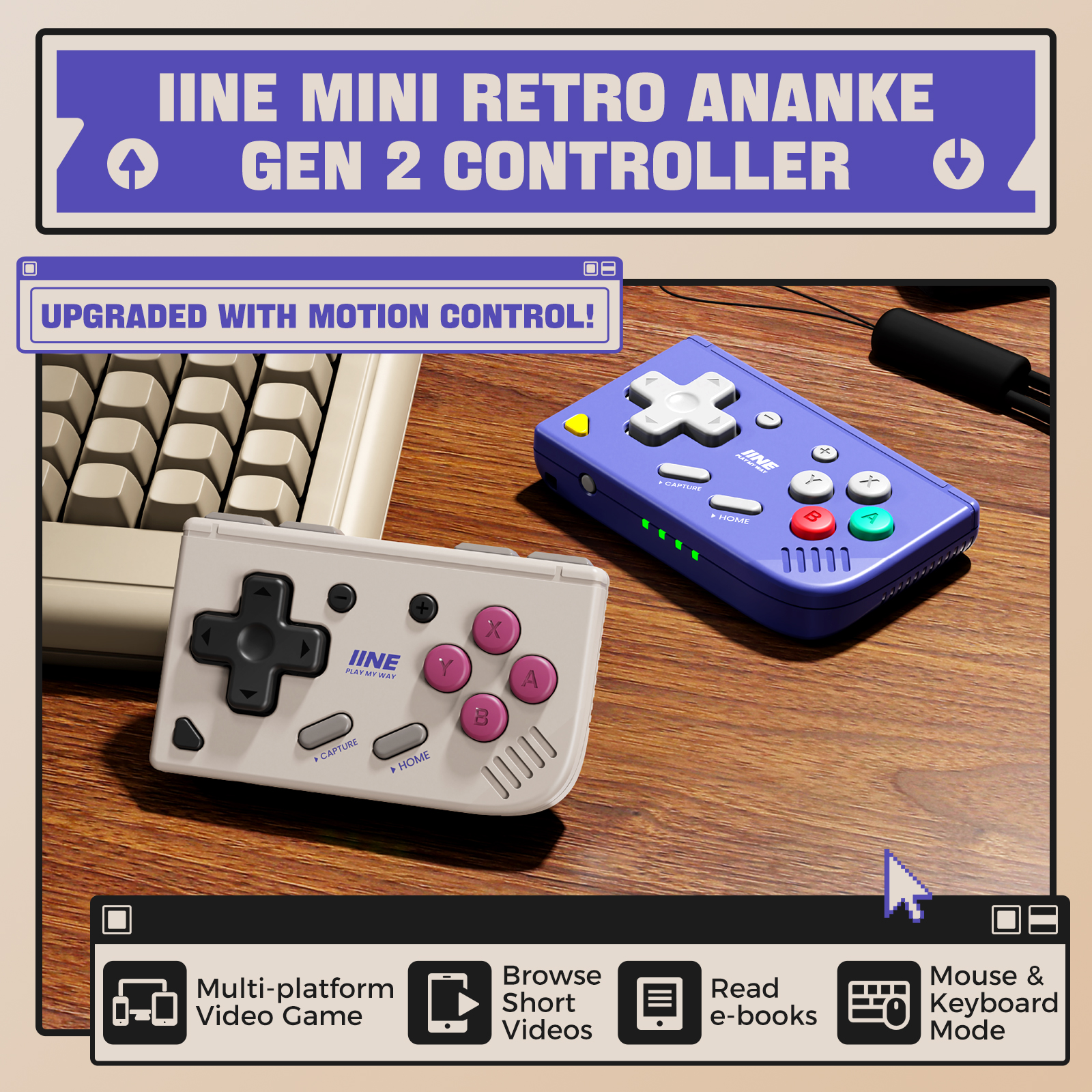 IINE Mini Retro Ananke Gen 2 G - Retro Gaming Usb recensie en prijs