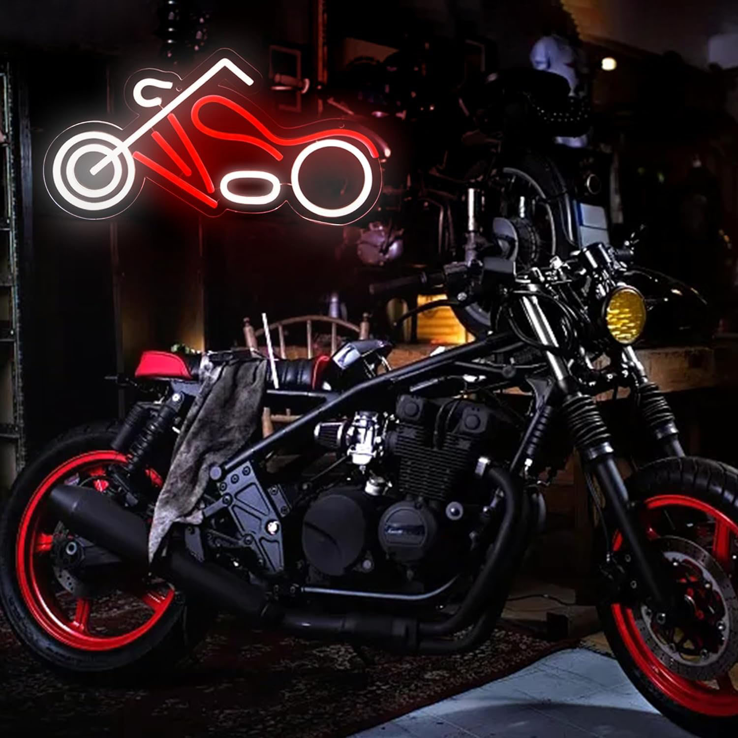 Retro Chopper Motorcycle Neon  - Retro Gaming Usb recensie en prijs