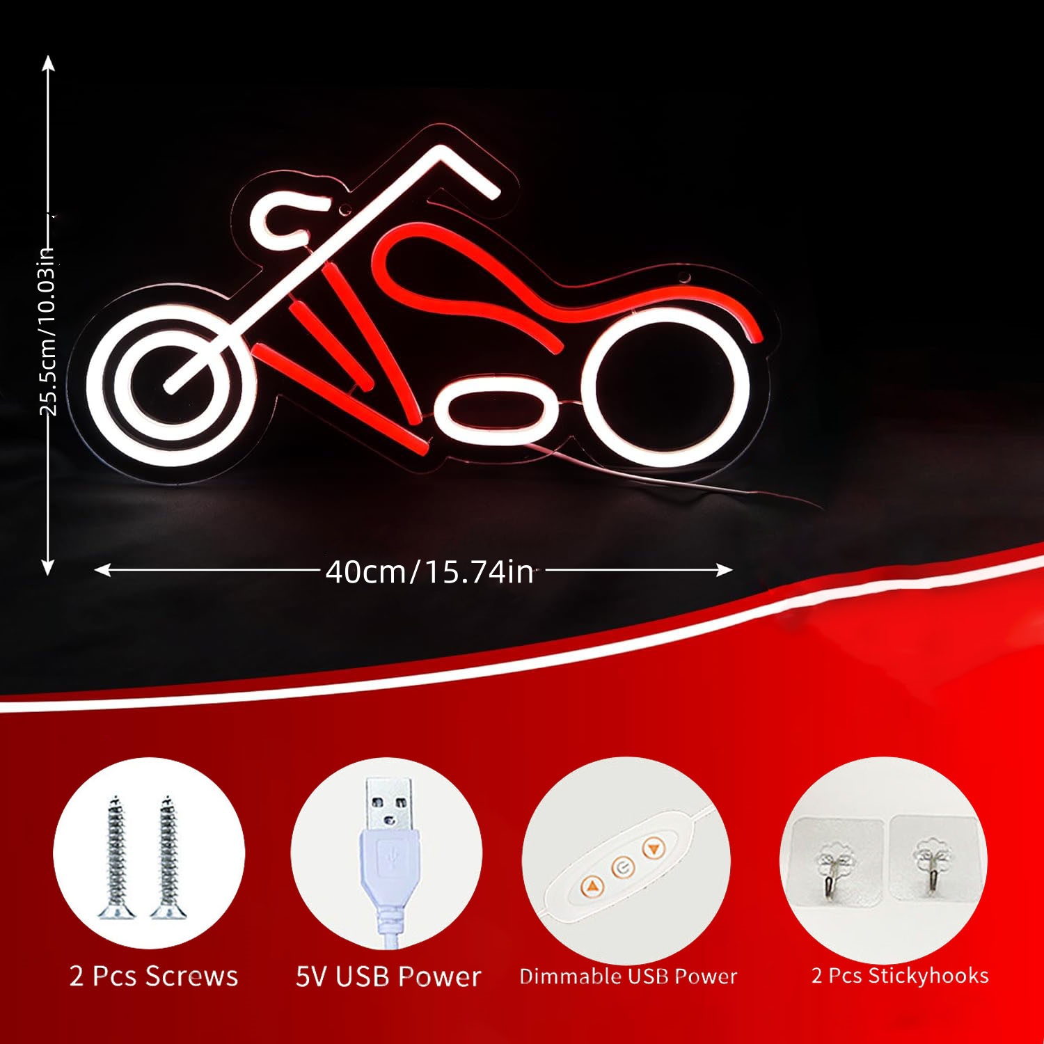 Retro Chopper Motorcycle Neon  - Retro Gaming Usb recensie en prijs