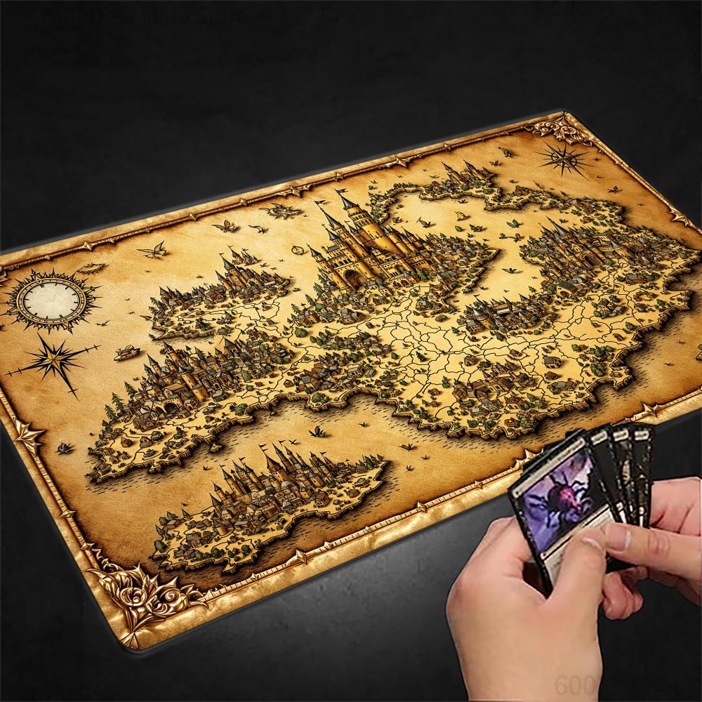Retro Map Pattern Mouse Pad La - Retro Gaming Xl recensie en prijs