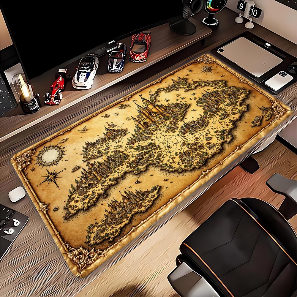 Retro Map Pattern Mouse Pad La - Retro Gaming Xl recensie en prijs