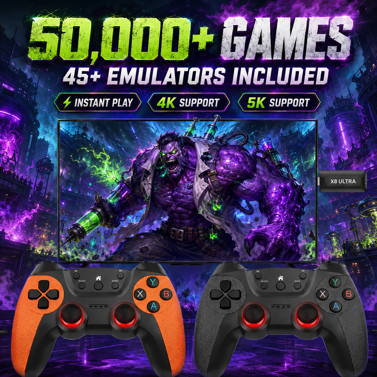 X8 Ultra Game Stick Pro 128GB  - Retro Gaming Stick recensie en prijs