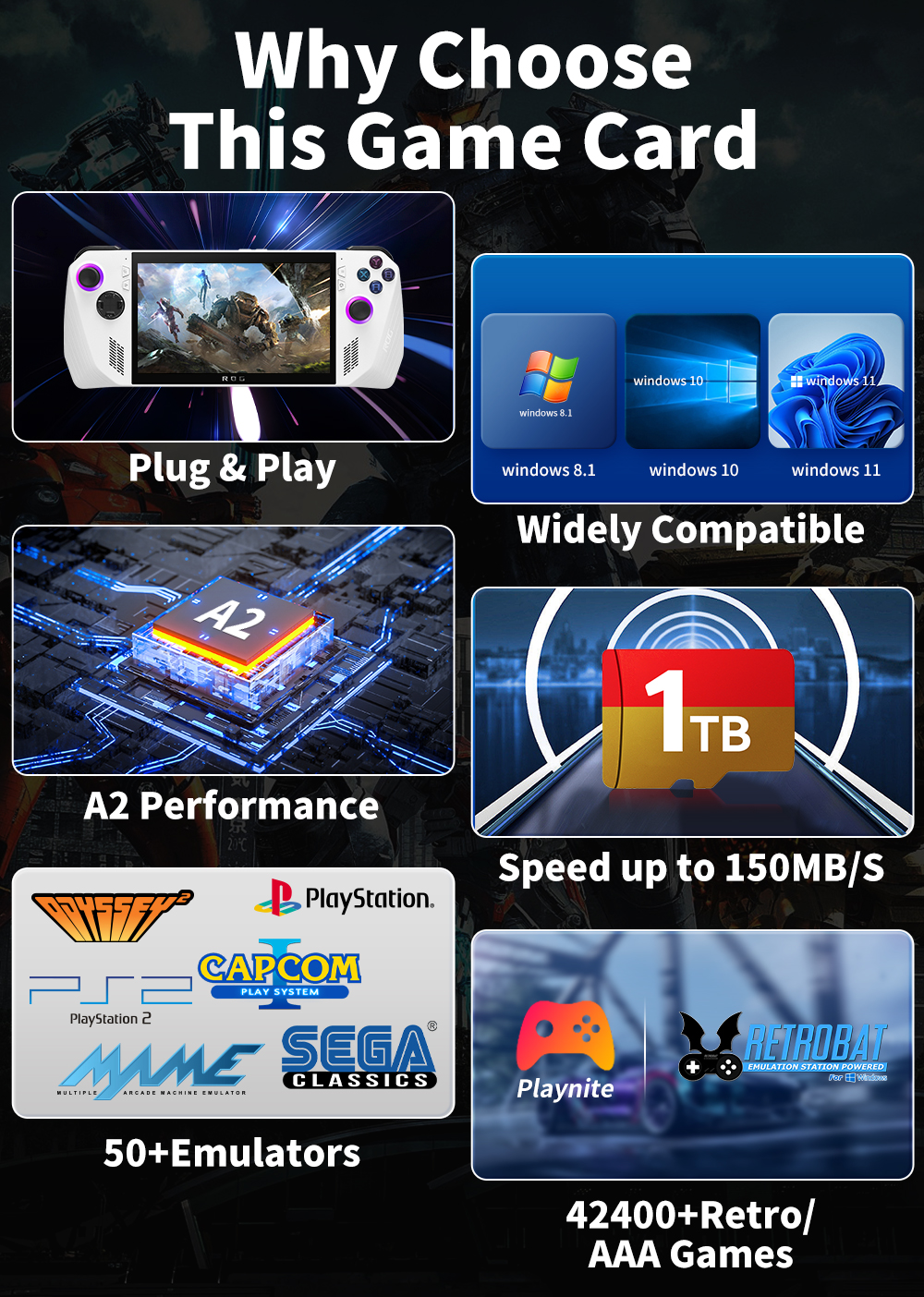 Game TF Card for ROG ALLY/Rog  - Retro Gaming Ps3 recensie en prijs