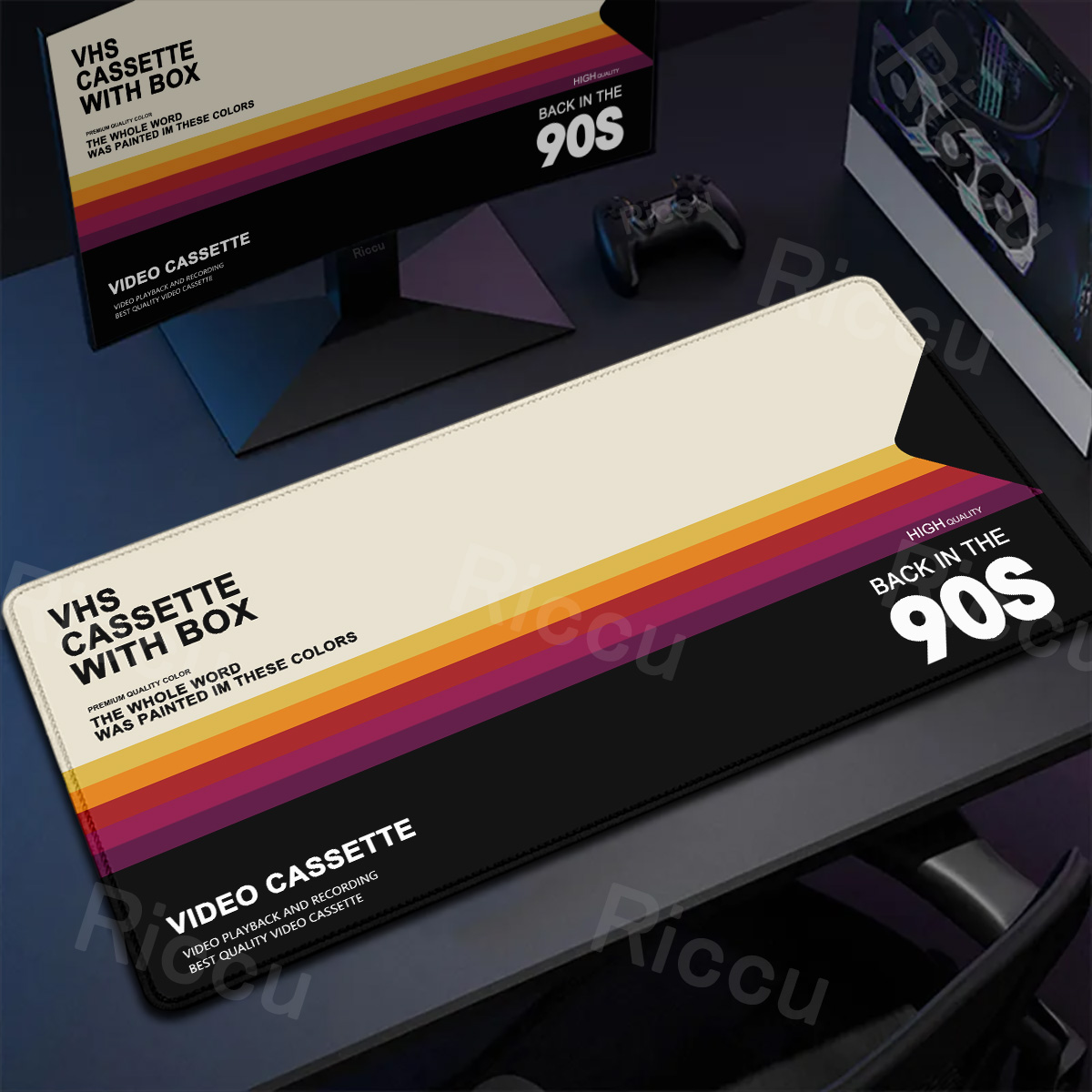Retro VHS Style Mouse Pad Xxl  - Retro Gaming Keyboard recensie en prijs