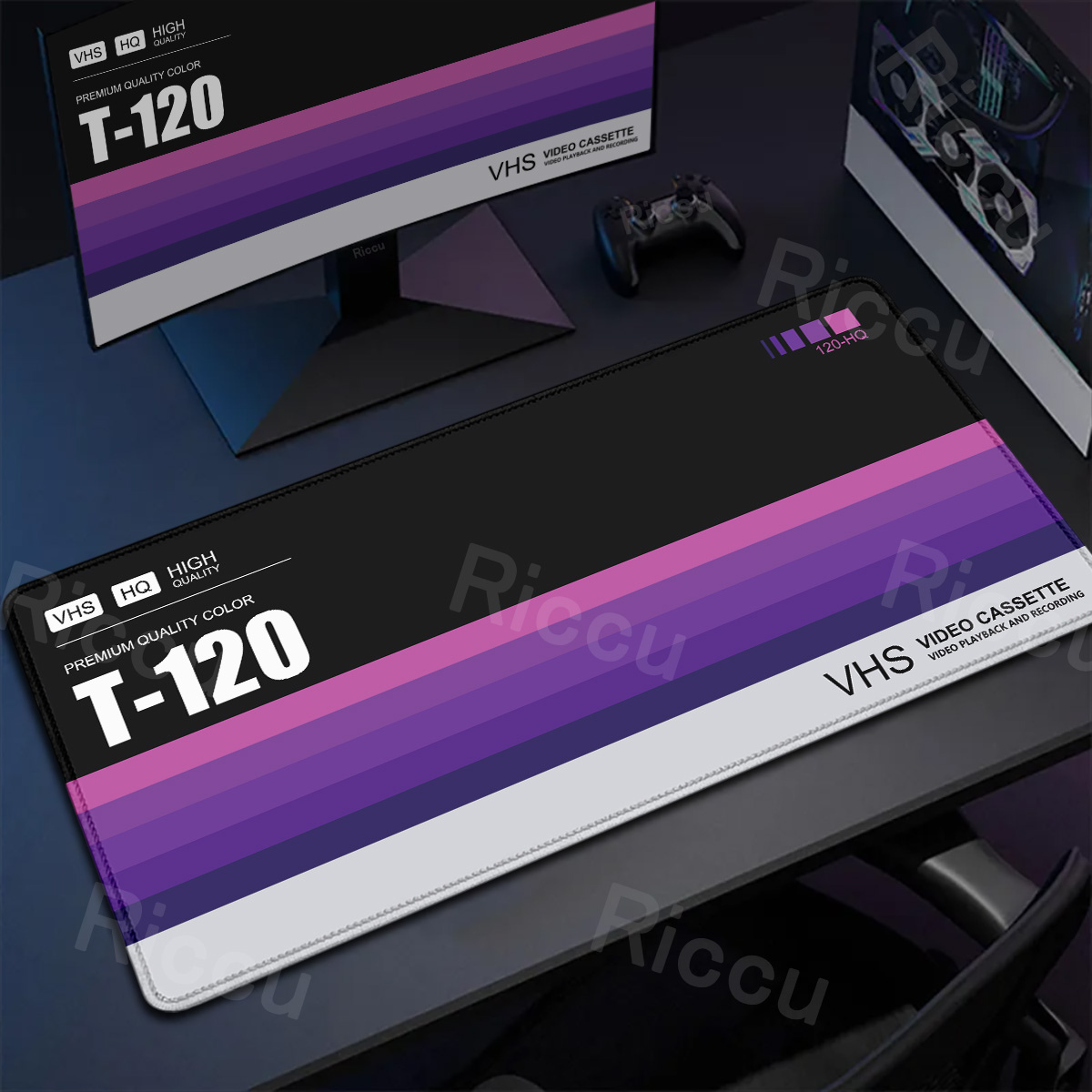 Retro VHS Style Mouse Pad Xxl  - Retro Gaming Keyboard recensie en prijs
