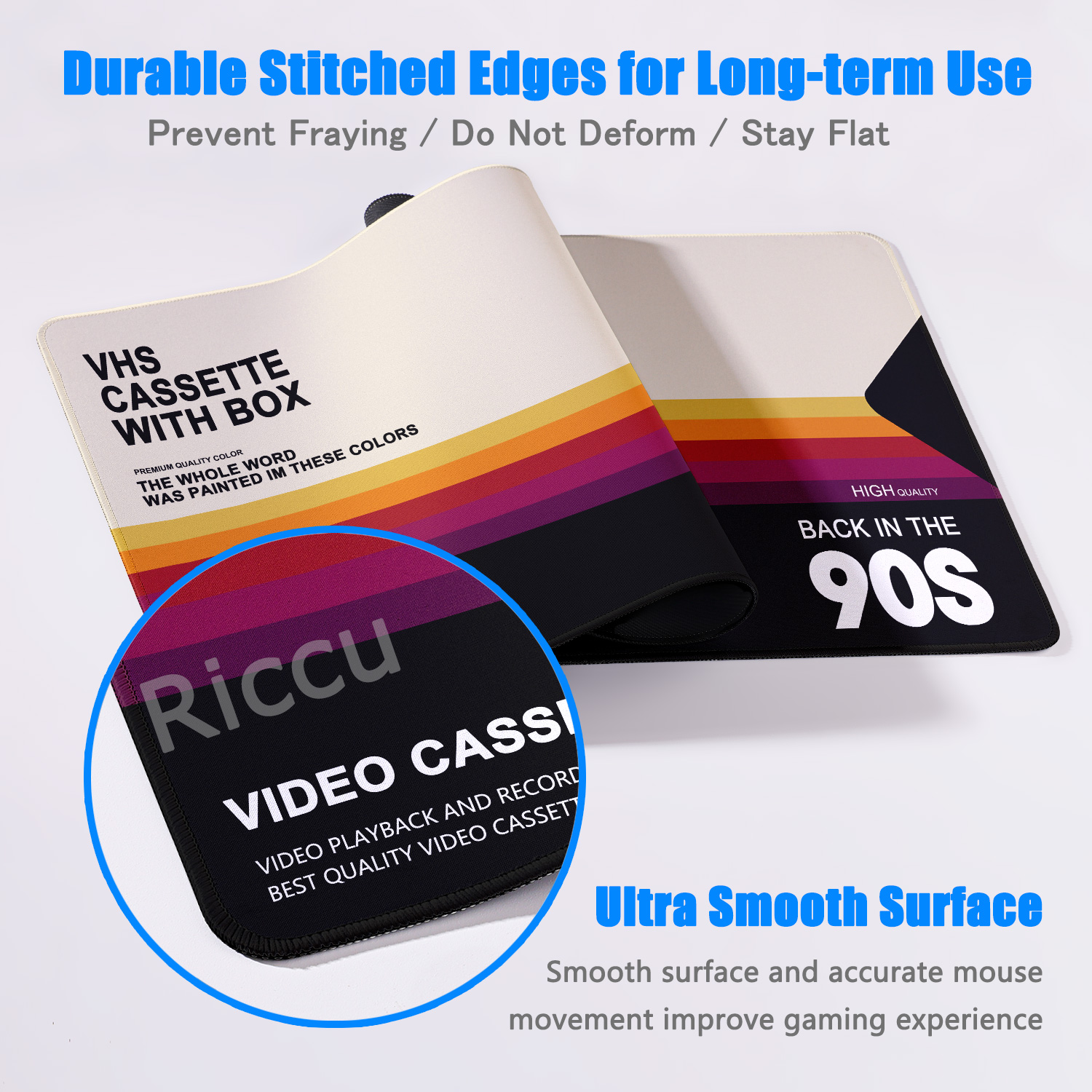 Retro VHS Style Mouse Pad Xxl  - Retro Gaming Keyboard recensie en prijs