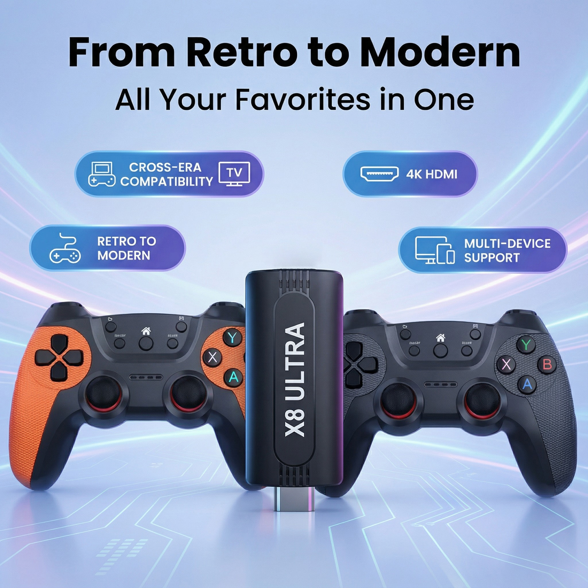X8 Ultra Wireless Game Stick 1 - Retro Gaming Stick recensie en prijs