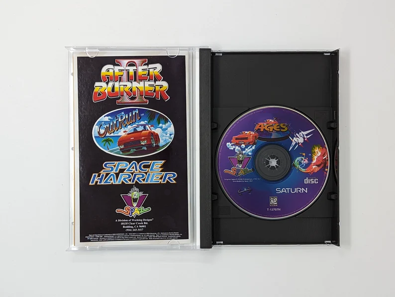 Saturn Copy Disc Game ages Wit - Retro Gaming Magazine recensie en prijs