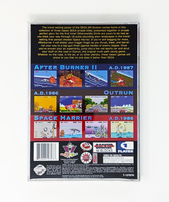 Saturn Copy Disc Game ages Wit - Retro Gaming Magazine recensie en prijs