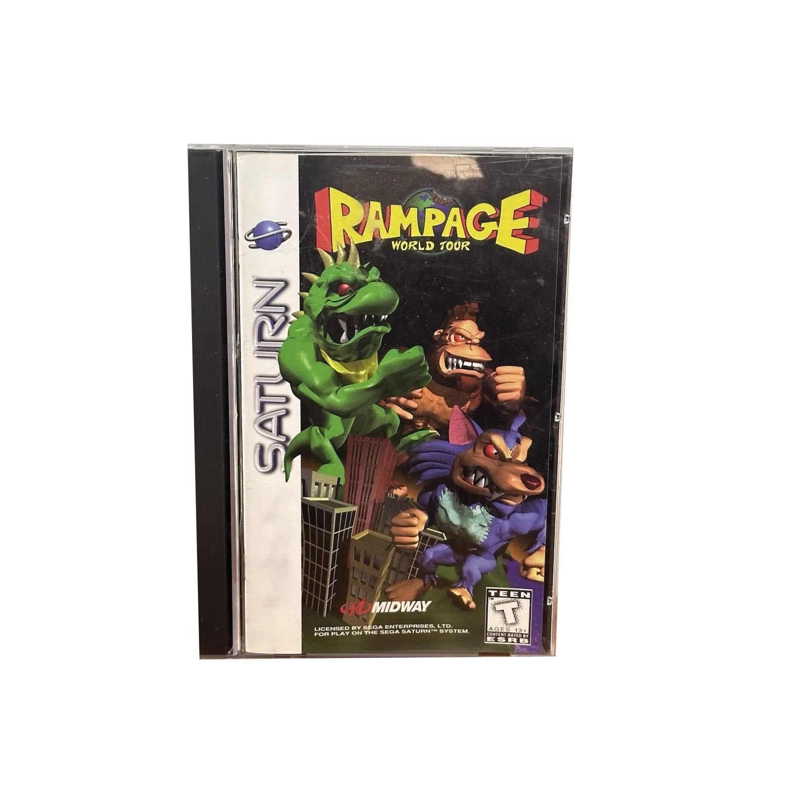 Saturn Copy Disc Game rampage  - Retro Gaming Magazine recensie en prijs