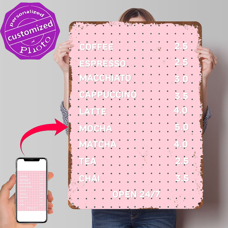 Pink Cafe Menu With Coffee Dri - Retro Gaming Cafe recensie en prijs