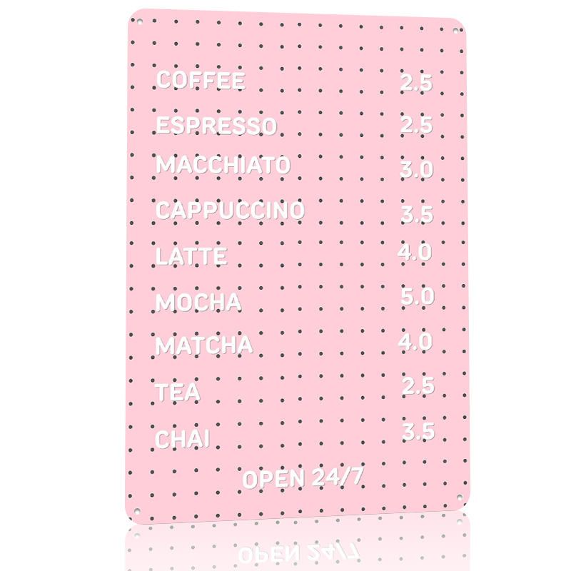 Pink Cafe Menu With Coffee Dri - Retro Gaming Cafe recensie en prijs