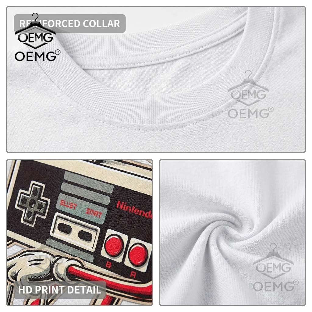 Men's 100% Cotton Graphic T-Sh - Retro Gaming Jersey recensie en prijs