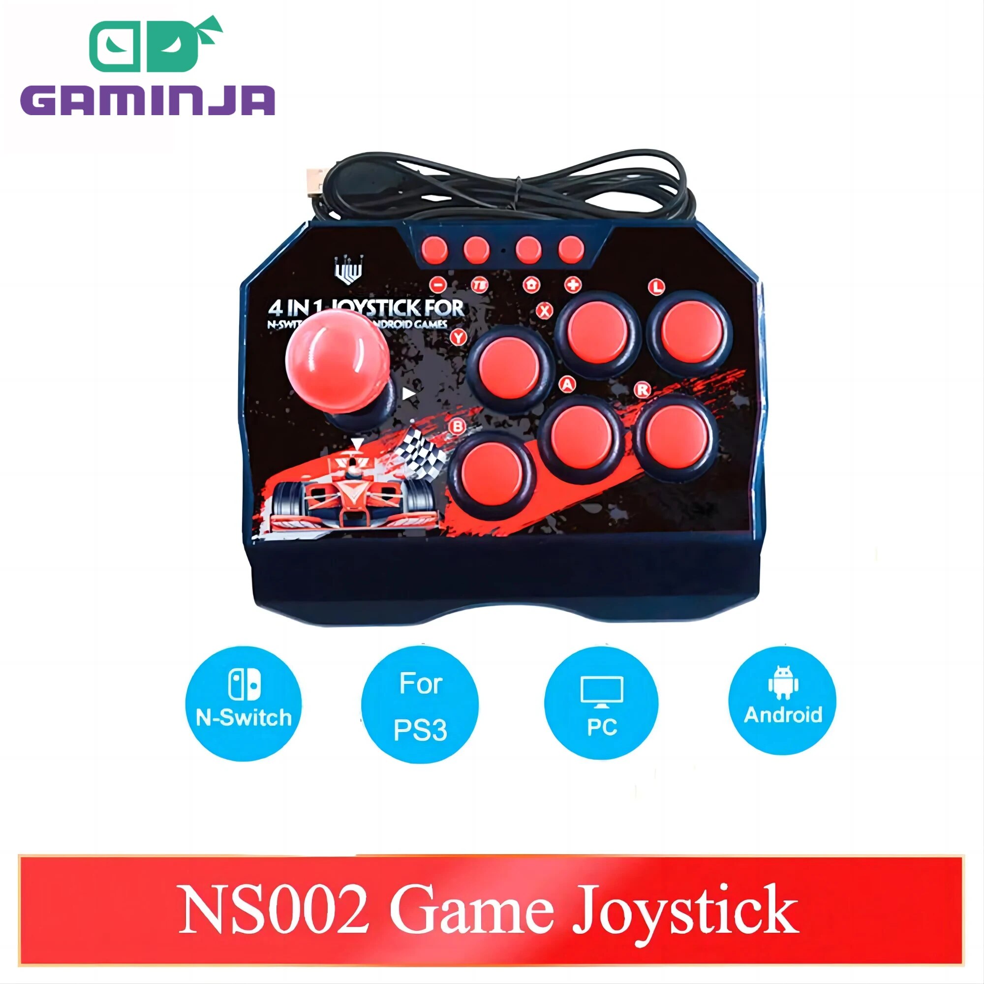 GAMINJA NS002 4 In 1 Retro Arc - Retro Gaming Design recensie en prijs