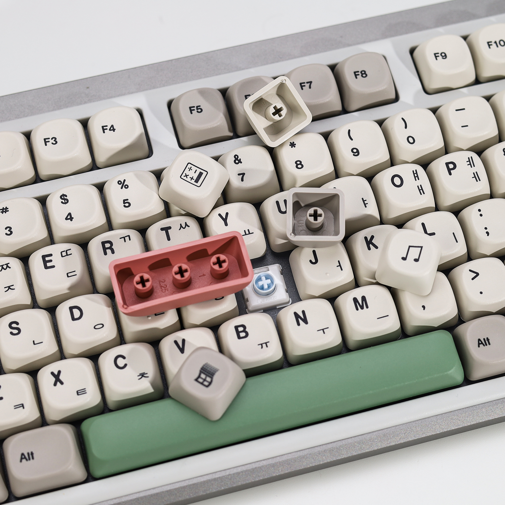 KBDiy Korean Keycaps GMK 9009  - Retro Gaming Keyboard recensie en prijs