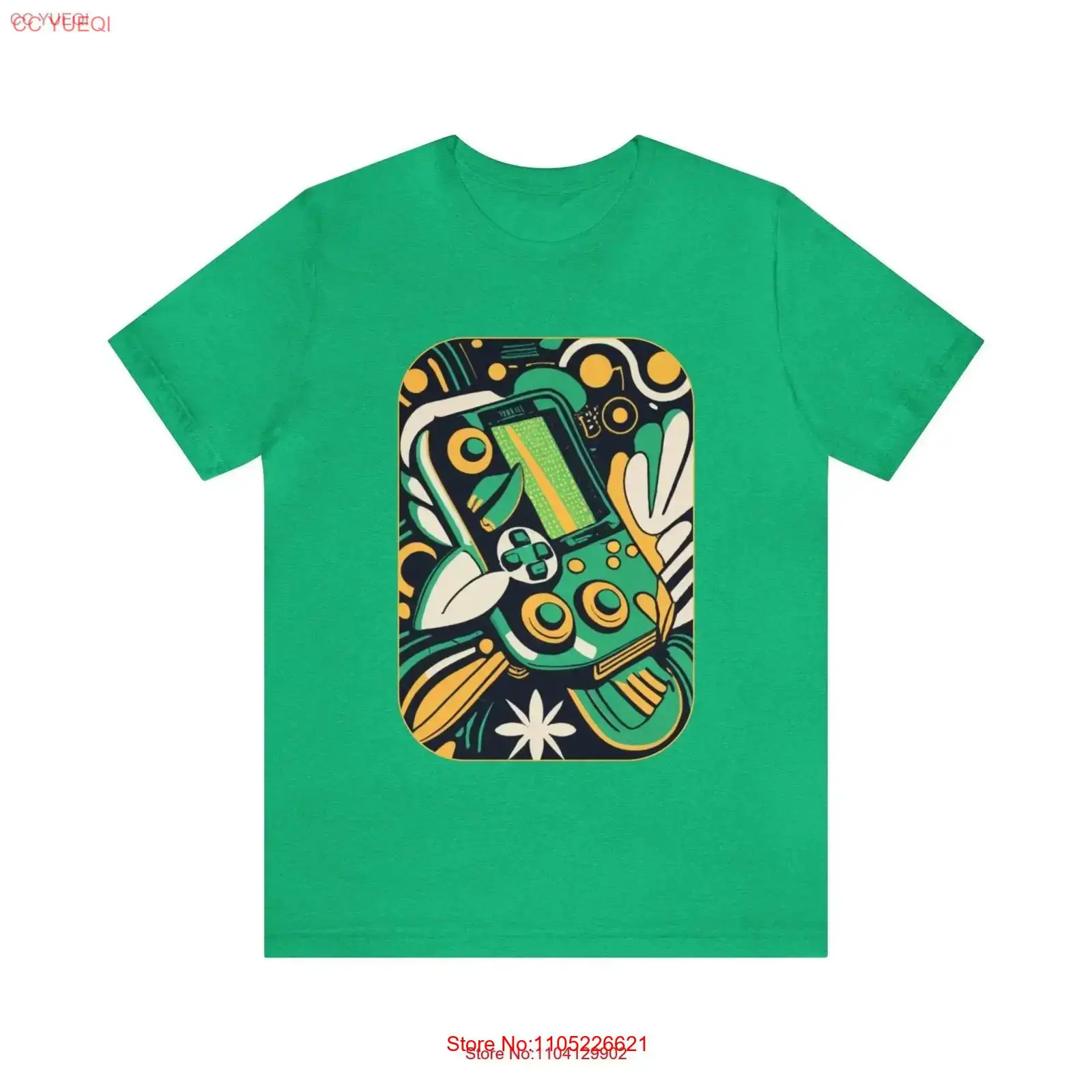 Leafy Green Jersey T Shirt ret - Retro Gaming Jersey recensie en prijs