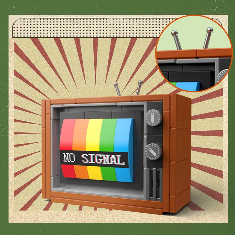 Retro DIY Building Blocks TV R - Retro Handheld Console recensie en prijs