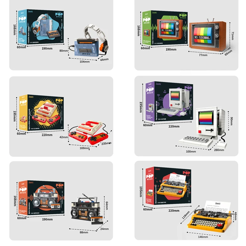 Retro DIY Building Blocks TV R - Retro Handheld Console recensie en prijs