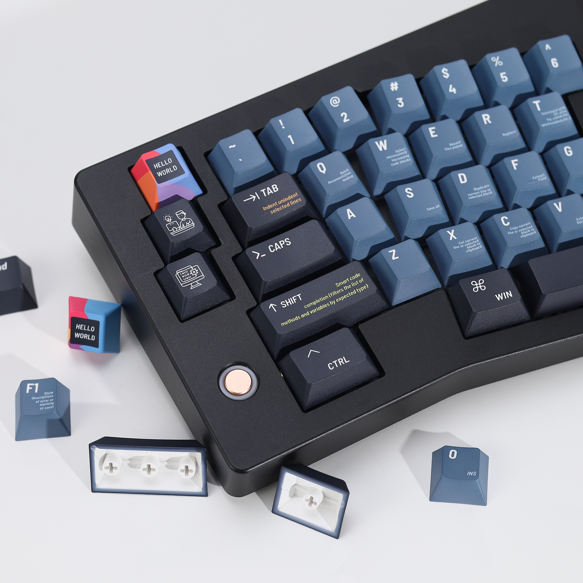 KBDiy Black Programmer Keycap  - Retro Gaming Keyboard recensie en prijs