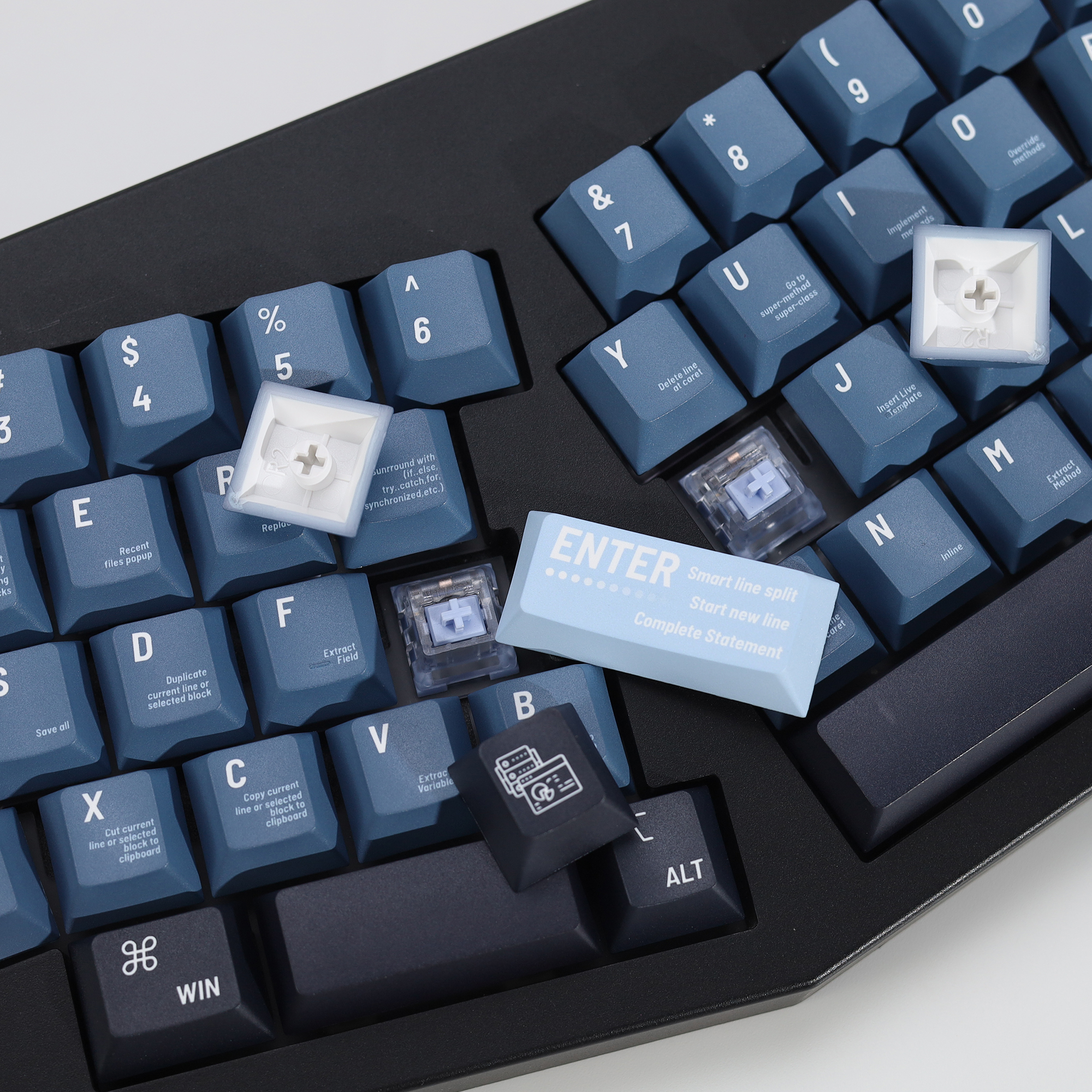 KBDiy Black Programmer Keycap  - Retro Gaming Keyboard recensie en prijs