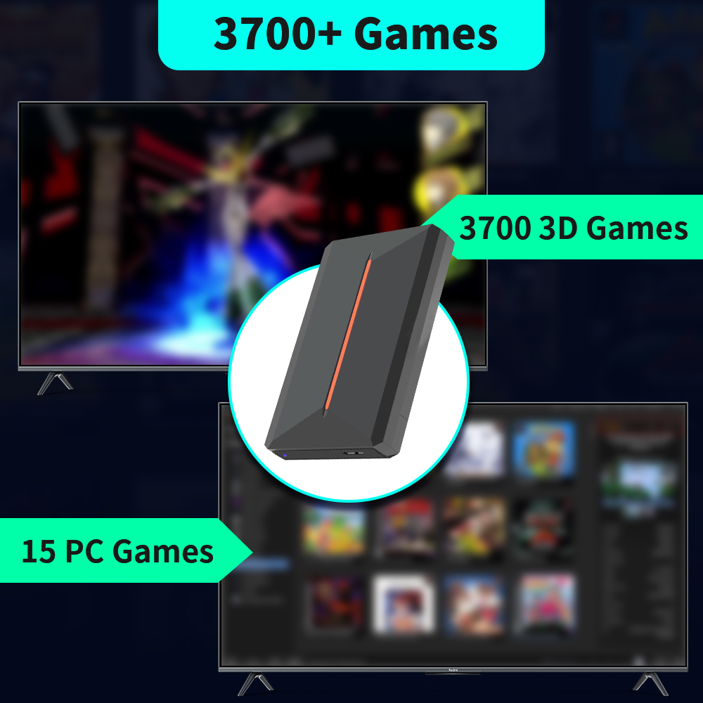 Launchbox OS 500GB Portable Ga - Retro Gaming Design recensie en prijs