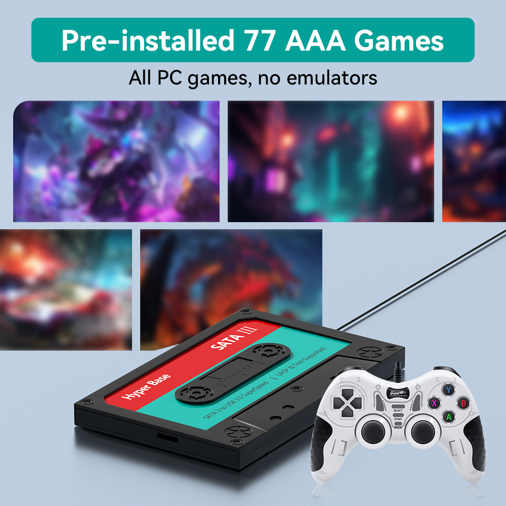 2TB Game Hard Drive With 77 PC - Retro Gaming Tv recensie en prijs