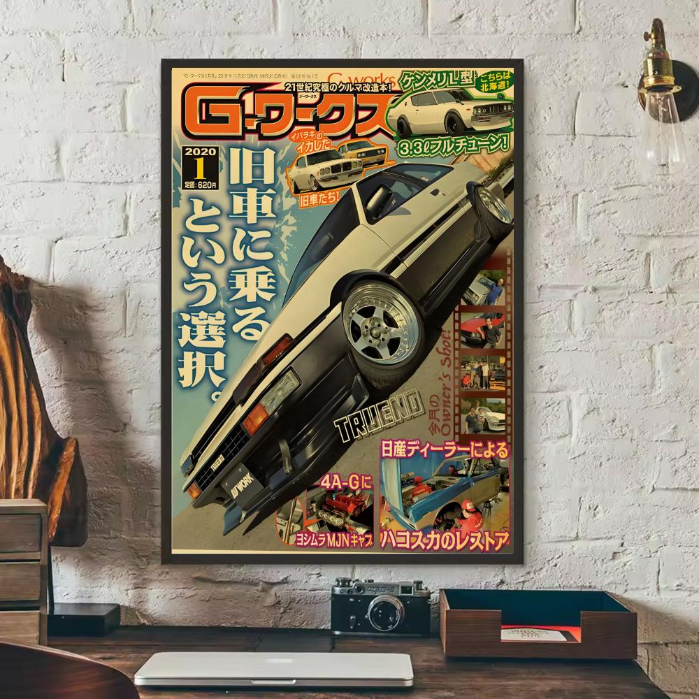 Retro Japanese cars J-JDM Post - Retro Gaming Magazine recensie en prijs