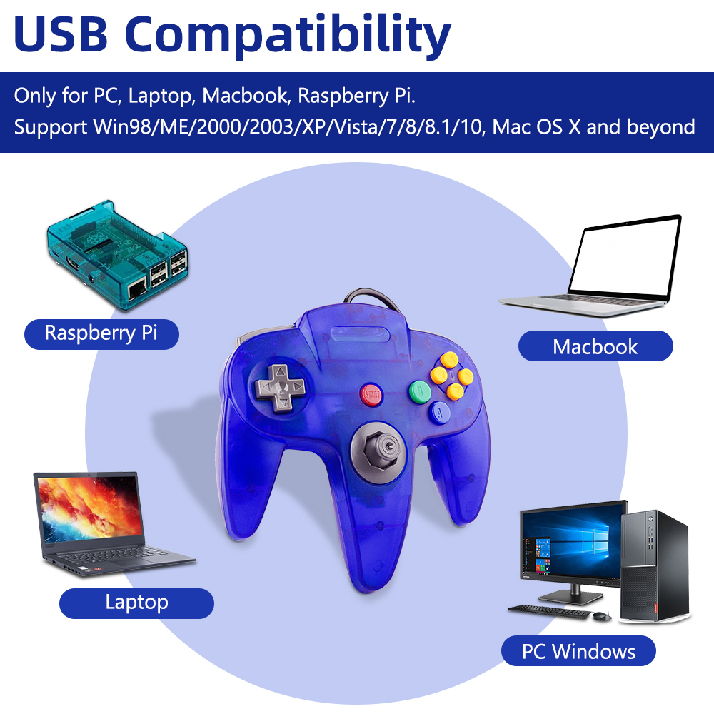 N64 Controller Classic USB Wir - Retro Gaming Usb recensie en prijs