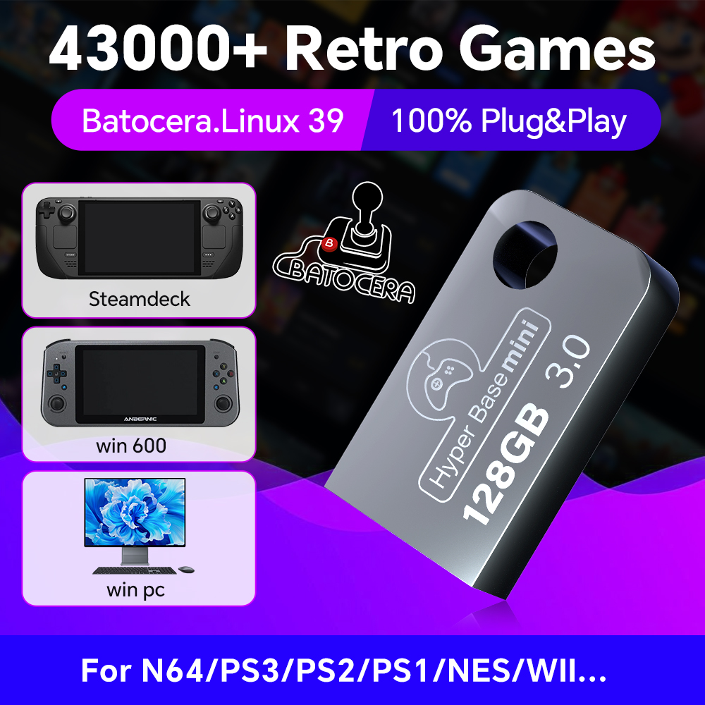 Batocera 128G USB Flash Drive  - Retro Gaming Stick recensie en prijs